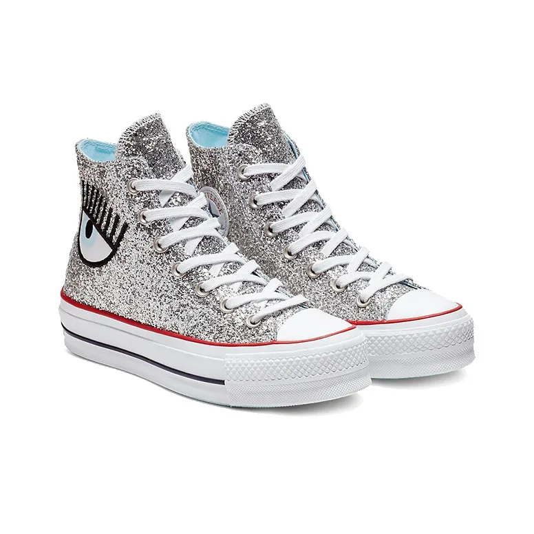 Converse Chiara Ferragni X Women's Chuck Taylor All Star 'Lift Silver' Women's-2