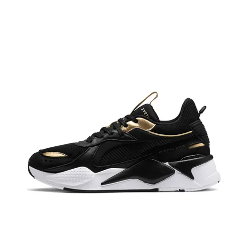 PUMA RS-X Chunky Sneakers Unisex Low-Top Black/Gold