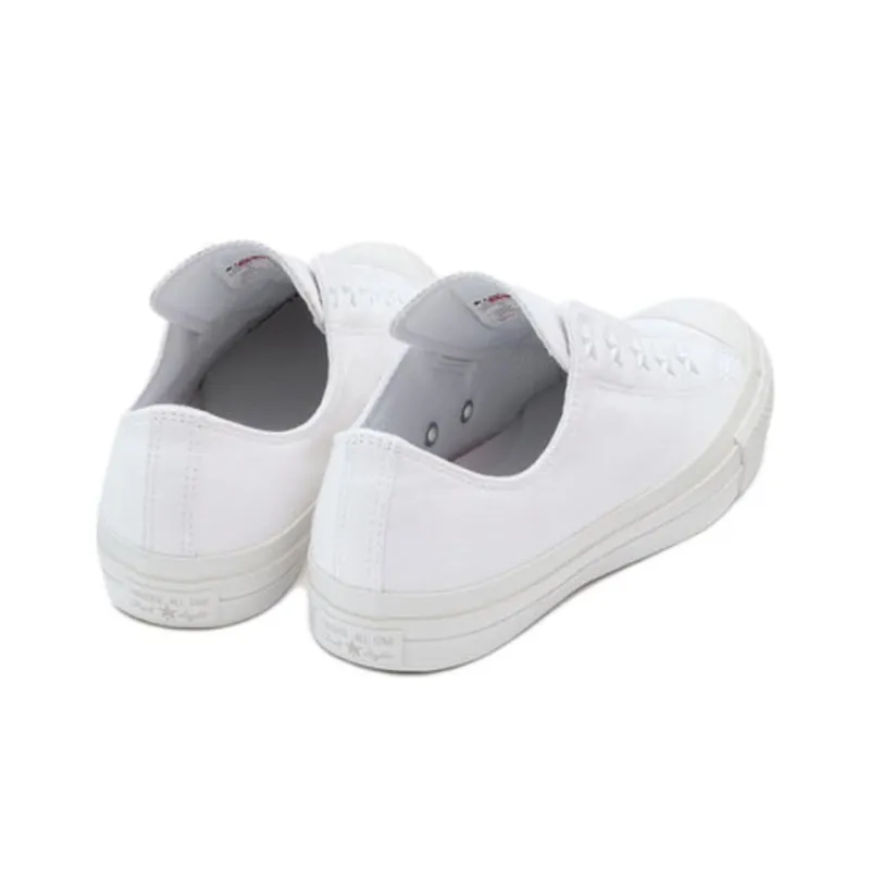 Converse Chuck Taylor All Star 100 Starslip O Anti-Slip Wear-Resistant Low-Top Canvas Shoes Unisex White Japan Version-2