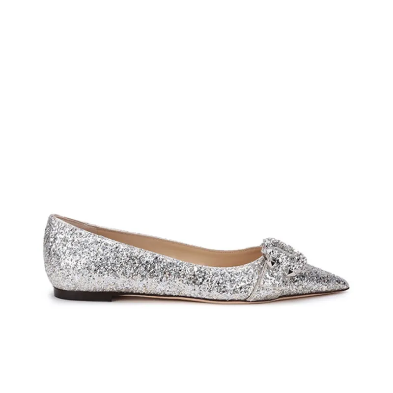 Jimmy Choo Silber Damen Casual Single Shoes Women's-1