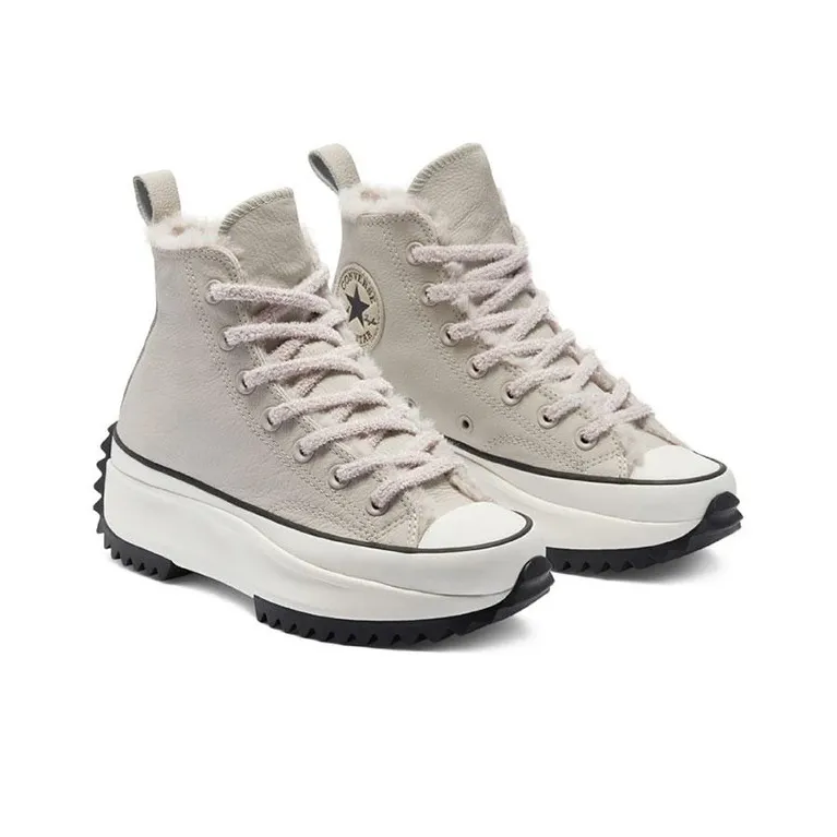 Converse Run Star Hike Hi Cozy Club Light Orewood Brown-1