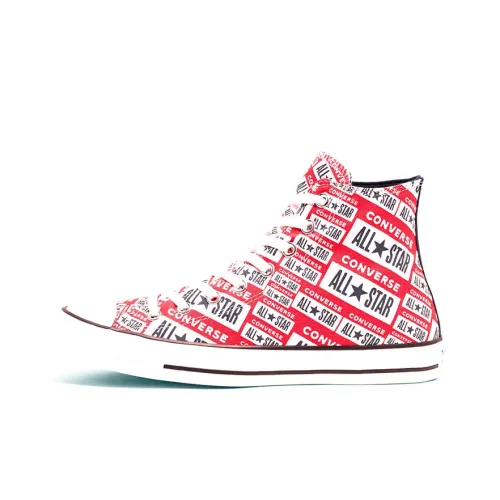 Converse Chuck Taylor All Star Canvas Shoes Unisex High-Top Red/White