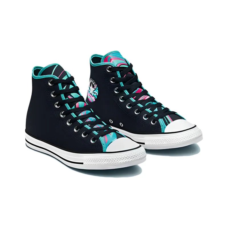 Converse Chuck Taylor All Star Marbled 'Black Teal Green'-3