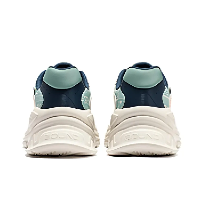 361° Chunky Sneakers Men Low Top Oat Milk/Oil Ink Blue-2