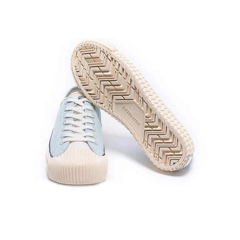 Excelsior Canvas Shoes Women's Low Top Moon White Blue-4