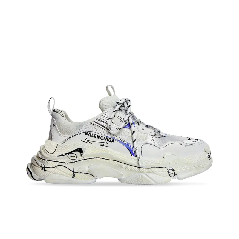 Balenciaga Triple S 'White' Women's-1
