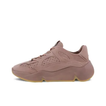 Ecco Tide Fun Anti Slip And Wear Resistant Breathable Low Top Chunky Sneakers Women's Wood Pink