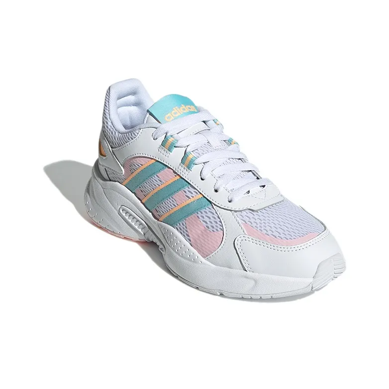 Adidas Neo Crazychaos Shadow Running Shoes White/Blue/Pink Women's-2