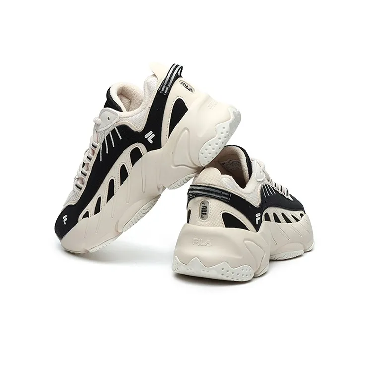 FILA ADE Cushioning Anti Slip And Wear Resistant Low Top Chunky Sneakers Women's Land Vermilion-3