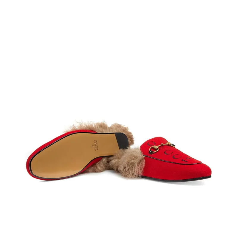 GUCCI 2015 Re Edition Princetown Closed Toe Slippers Women's-4