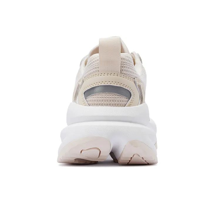 PONY NS501 Slip Resistant Low Top Chunky Sneakers Unisex Beige-3