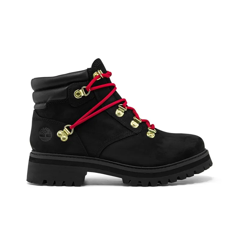 Timberland Holiday Luxe Waterproof Boot 'Black Nubuck Red' Women's-1
