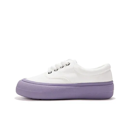 Feiyue Canvas Shoes Women's Low-Top Purple