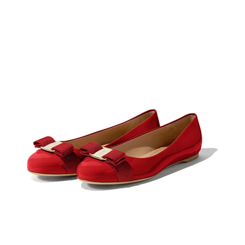 FERRAGAMO Vara Bow Ballerina Shoes-2