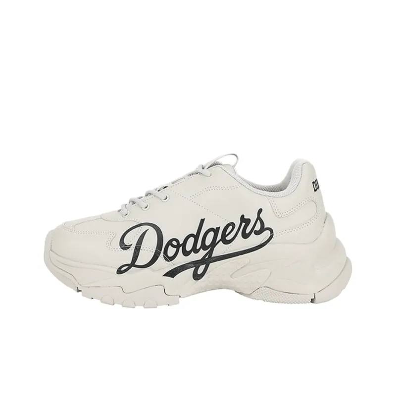 MLB Big Ball Chunky Collection Wear Resistant Height Increasing Low Top Chunky Sneakers Unisex Gray-0