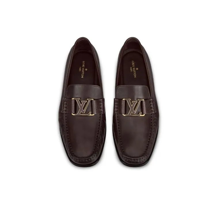 LOUIS VUITTON Montaigne Casual Shoes Men's Mocha-3