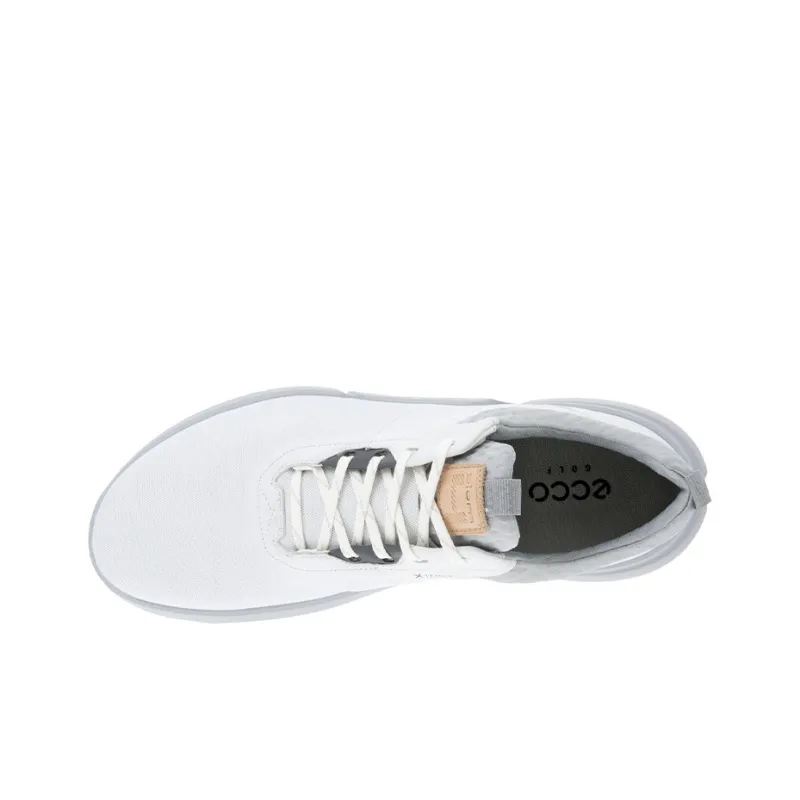 Ecco Wear Resistant Low Top Golf Shoes Men's White-2