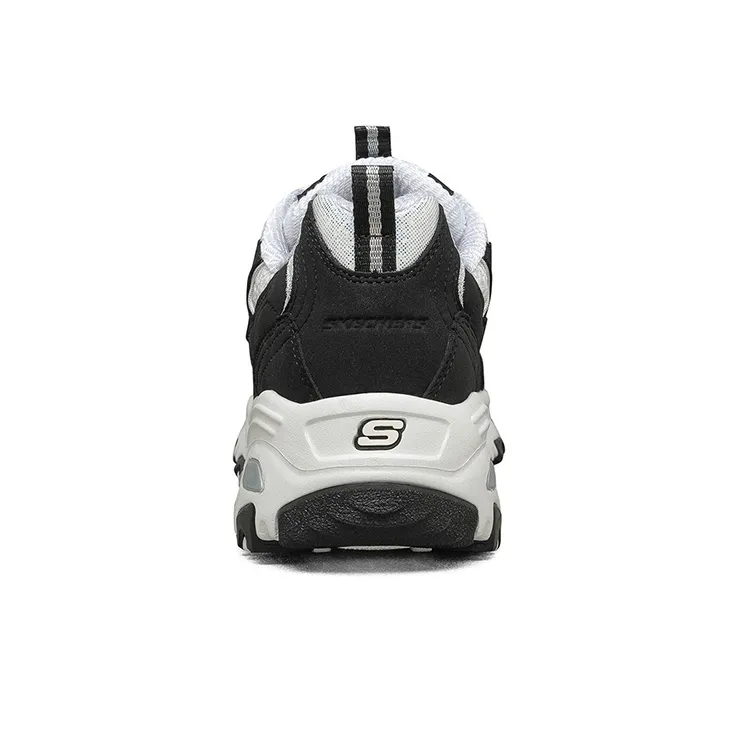 Skechers D Lites 1.0 Fashion Running Shoes Black/White Women's-4