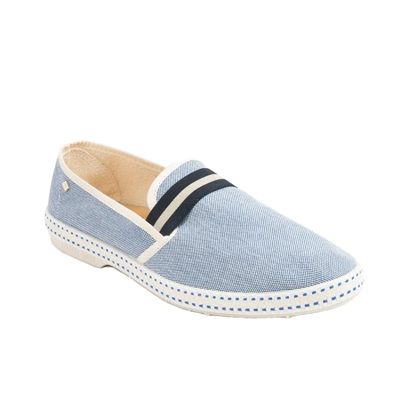 Rivieras Women's Casual Shoes Unisex Low Top Oxford Blue-2