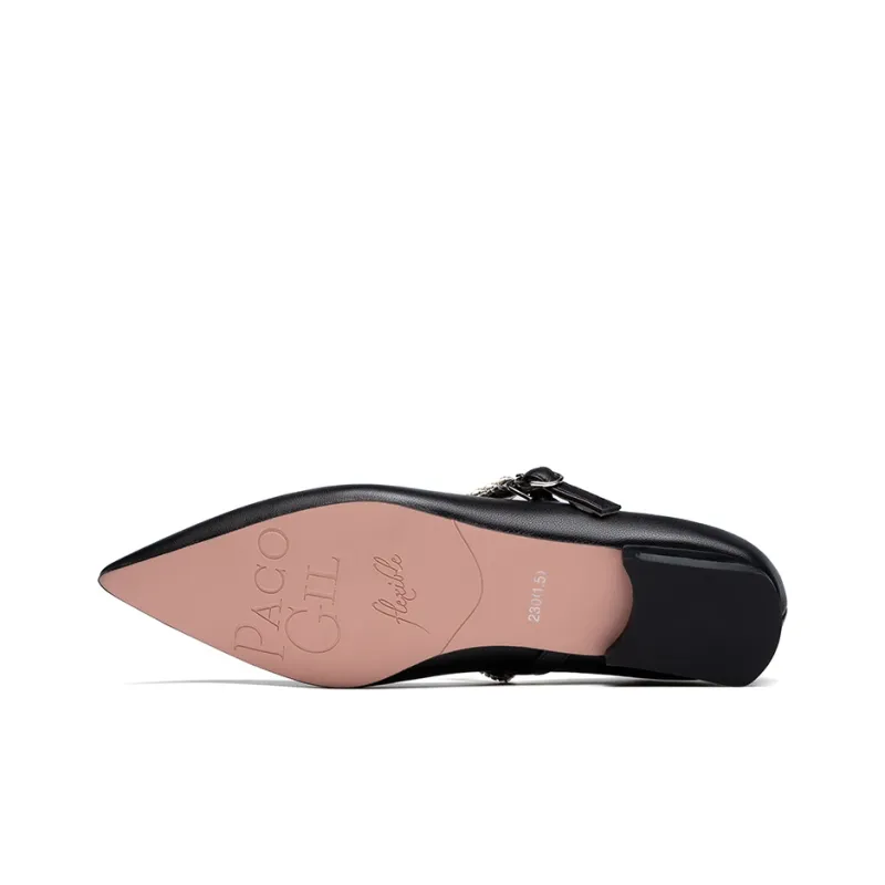 PACO GIL Casual Single Shoes Women's Black-10