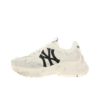 MLB Big Ball Chunky LA Dodgers Los Angeles Dodgers Anti Slip Wear Resistant Low Top Chunky Sneakers Unisex Beige