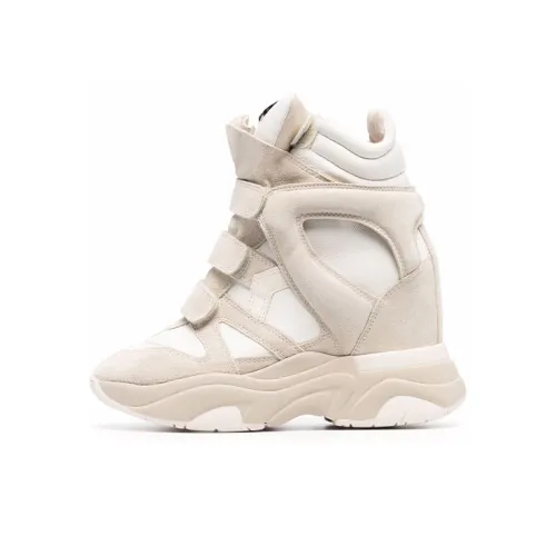 ISABEL Walking Balskee Chunky Sneakers Women's High Top White