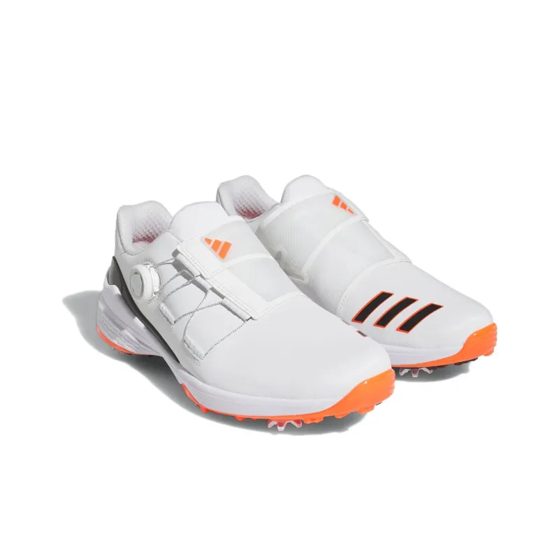ZG23 Adidas Boa Golf 'White Semi Solar Red'-2