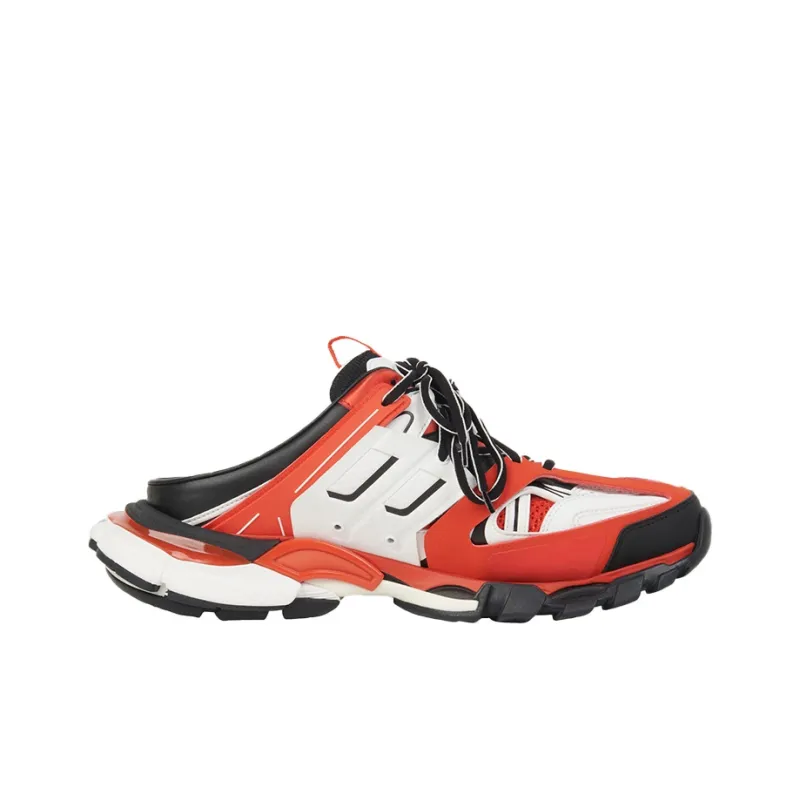 Balenciaga Track Mule Red White-1