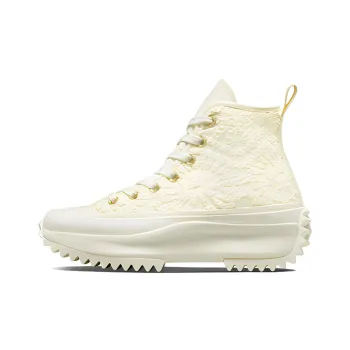 Converse Run Star Hike Platform Hi Daisy Cord Egret Women's