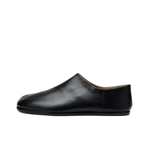 Maison Margiela Tabi Flat Shoes Male Black