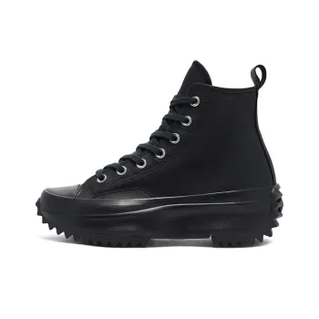 Converse Run Star Hike Hi Triple Black Leather