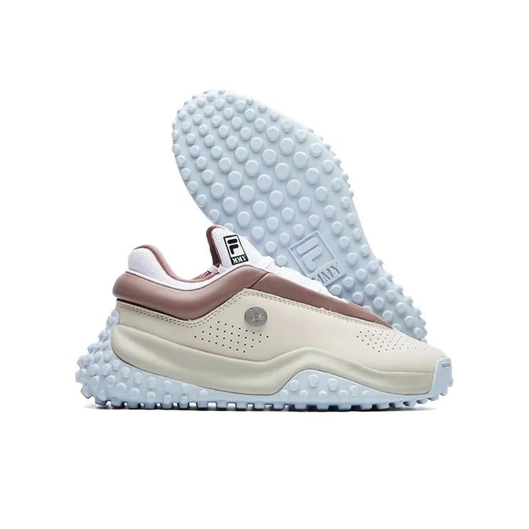 MIHARA YASUHIRO x FILA FM7 FM Cushioning Anti-Slip And Wear-Resistant Low-Top Chunky Sneakers Women's White Brown-5