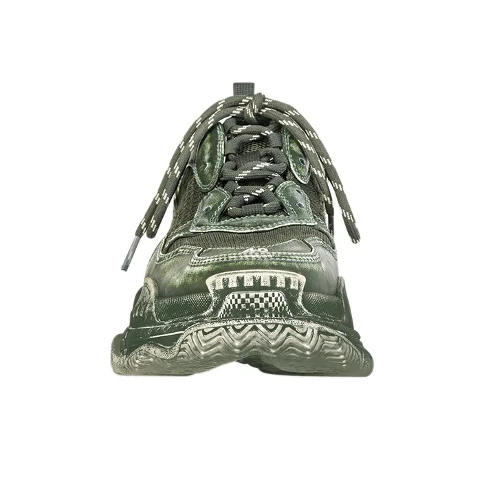 Balenciaga Triple S Faded Green-2