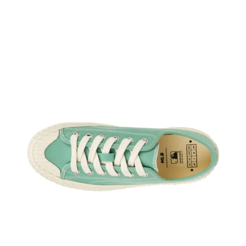 MLB Playball Anti Slip Wear Resistant Low Top Canvas Shoes Unisex Green-1