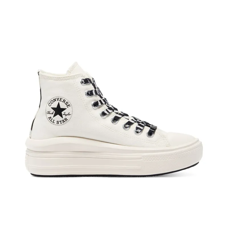 Converse Chuck Taylor All Star Move Hi Archive Print Egret Women's-1