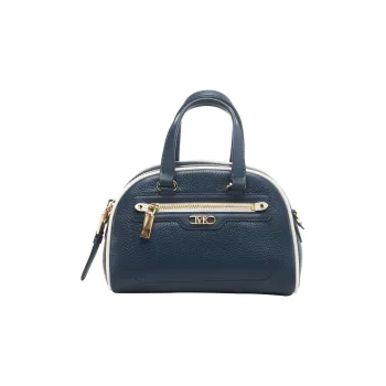 MICHAEL KORS Leather One Shoulder Handbag Mini Women's Blue