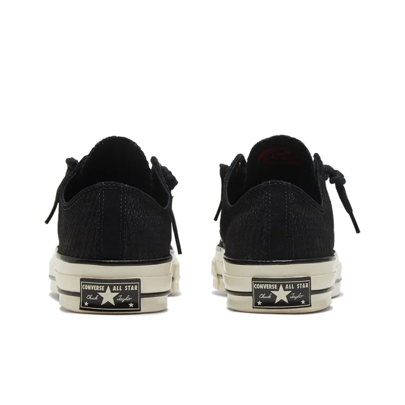 Converse Chuck 70 Zip Low 'Embossed Suede Black Egret'-4