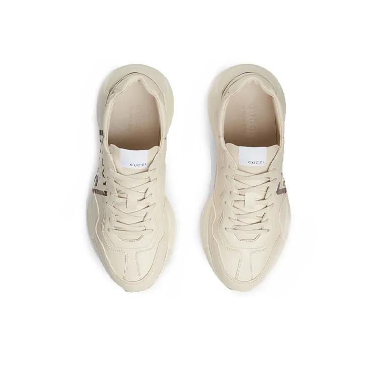 GUCCI Rhyton Low Top Chunky Sneakers Men's Ivory-6