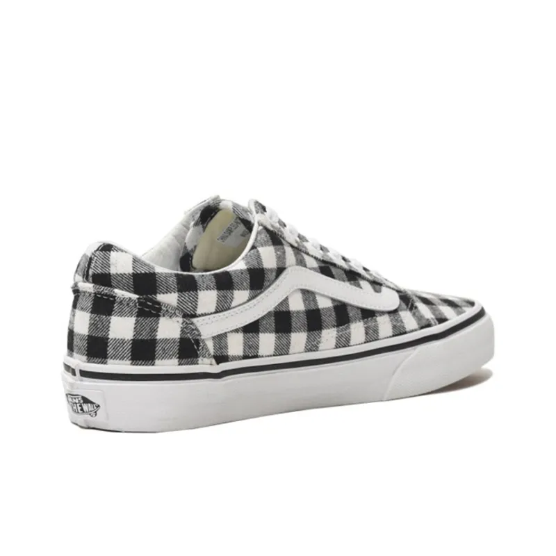 Vans Old Skool Gingham 'Black White' Women's-2