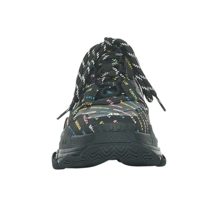 Balenciaga Triple S AllOver Logo Black Multicolor Women's-2