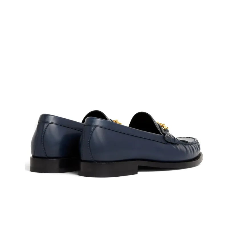 CELINE Loafers Women's Low Top Blue-3