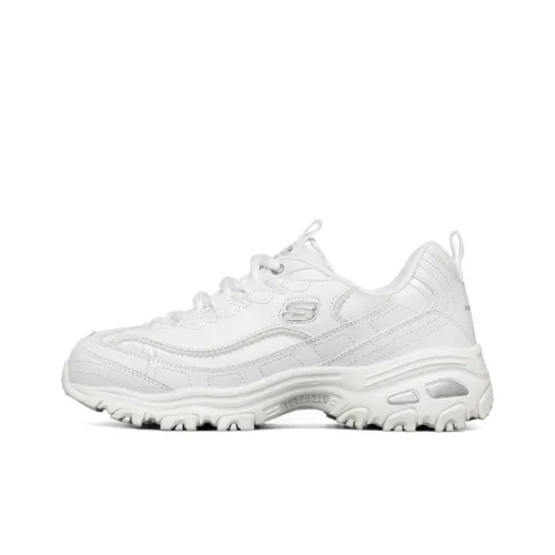 Skechers DLITES Chunky Sneakers Women's Low-Top Cloud White