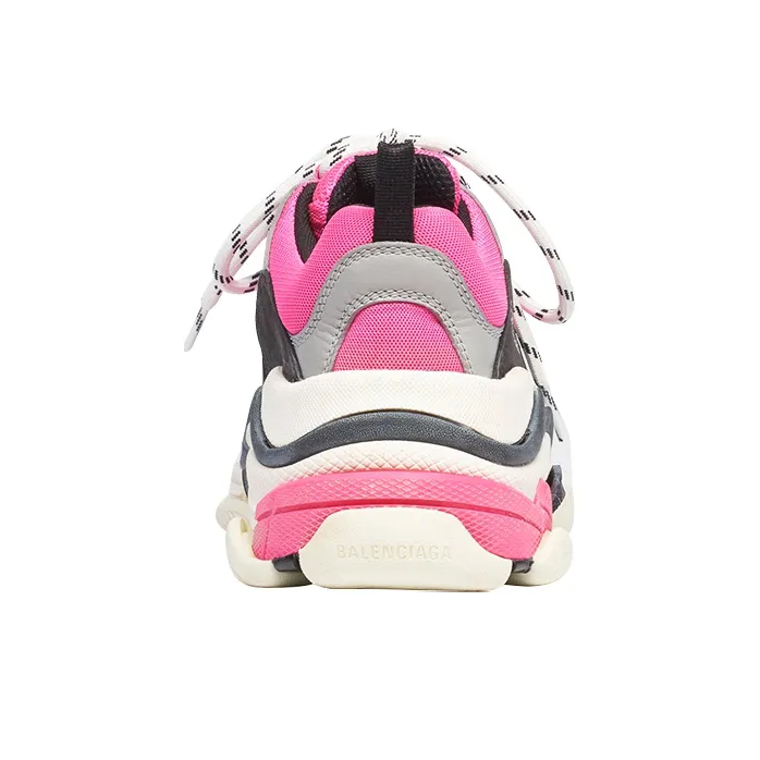 Balenciaga Triple S Neon Pink Women's-3