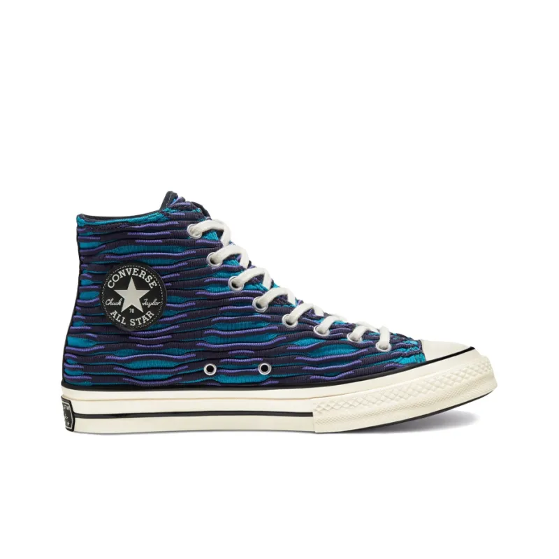 Converse Chuck Taylor All Star 70 Hi Vibrant Knit Ocean Depths-1