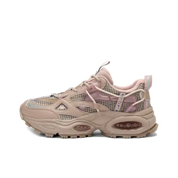 Kappa Cushioning Anti Slip And Wear Resistant Low Top Chunky Sneakers Women's Gray Brown Rosewood