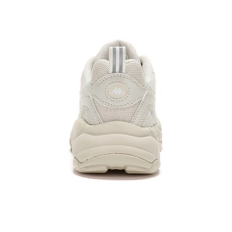 Kappa Shock Absorbers With Slip Resistant And Abrasion Resistant Properties Low Top Chunky Sneakers Women's New Khaki-5