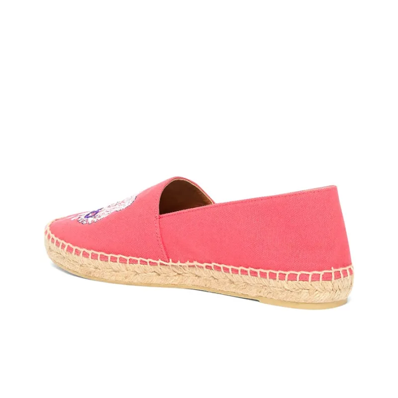 KENZO Tiger Espadrilles Women's Low Top Coral Pink-4