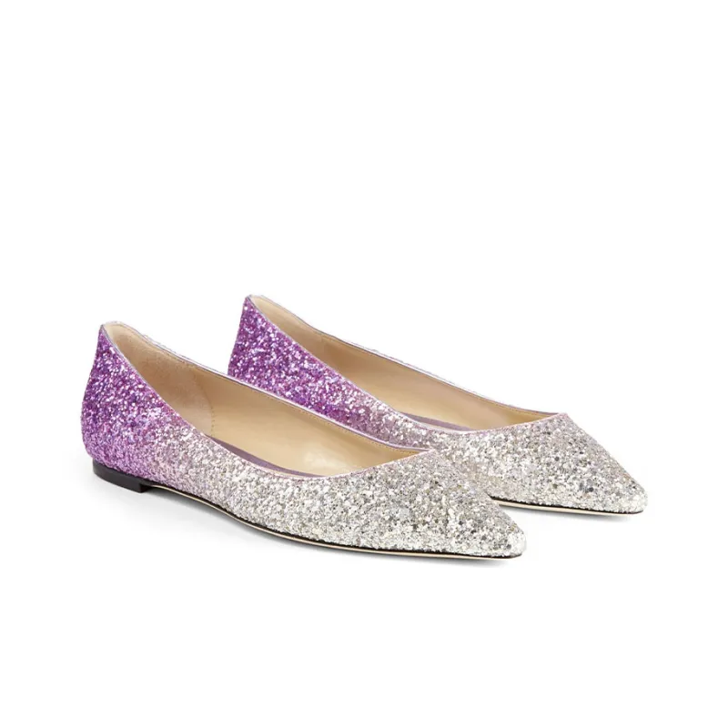 Jimmy Choo ROMY Casual Single Shoes Women's Champagne-2