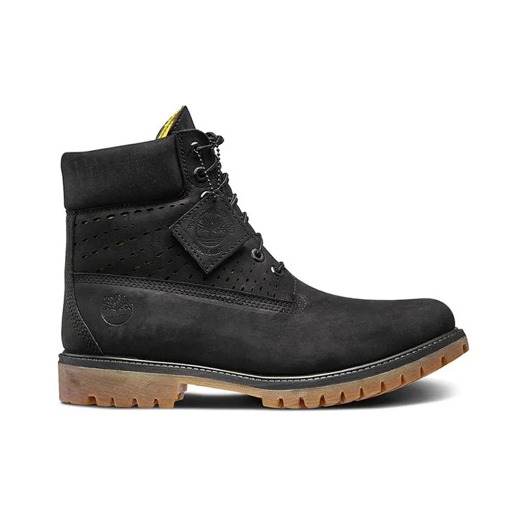 Timberland 6 Inch Premium Perforated Boot 'Black Nubuck'-1