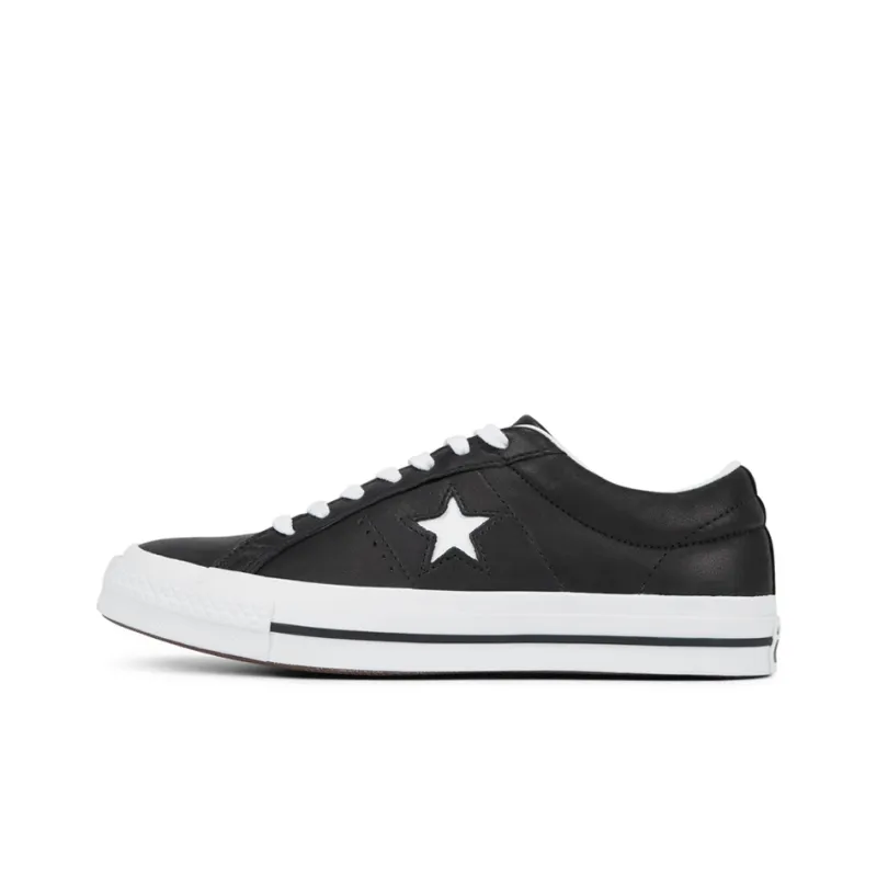 Converse Leather One Star Low Top 'Black White'-0